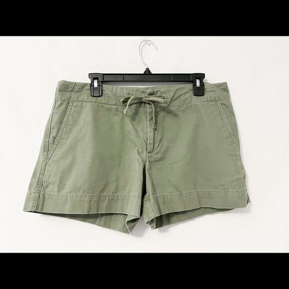 Gap Factory Olive Green Drawstring Shorts Size 12 - Picture 4 of 5